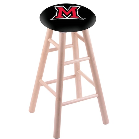 Holland Bar Stool Co Maple Bar Stool, Natural Finish, Miami (OH) Seat RC30MSNat